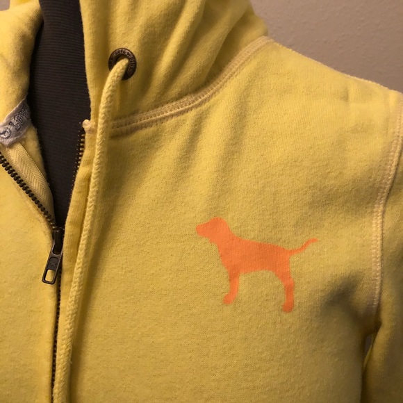 PINK! Victoria’s Secret Zip-Up Hoodie - Picture 4 of 8